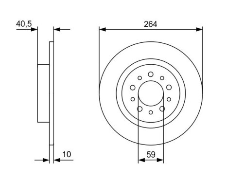 Brake Disc BD2419 Bosch, Image 5