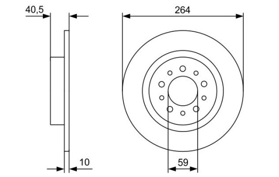 Brake Disc BD2419 Bosch, Image 5
