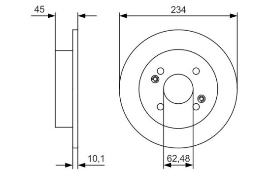 Brake Disc BD2423 Bosch, Image 5