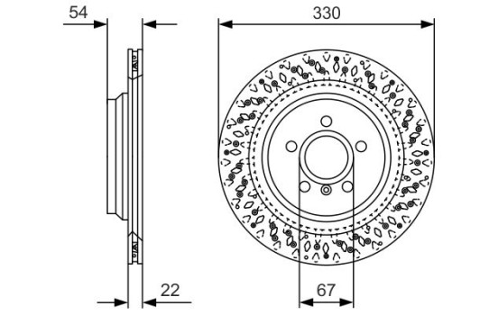 Brake Disc BD2432 Bosch, Image 5