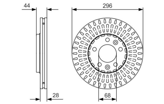 Brake Disc BD2451 Bosch, Image 5