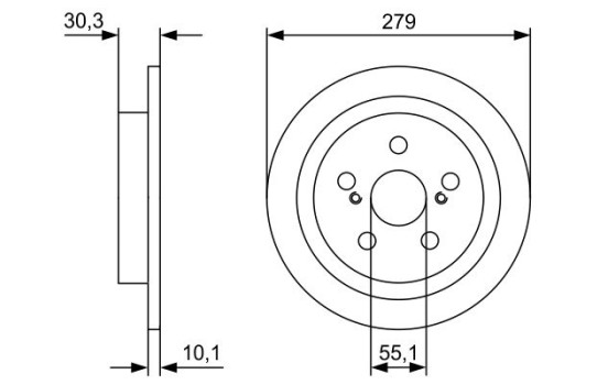 Brake Disc BD2456 Bosch, Image 5