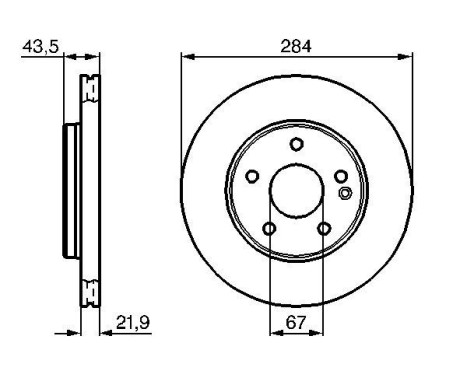 Brake Disc BD246 Bosch, Image 5