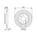 Brake disc BD2519 Bosch, Thumbnail 5