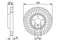 Brake Disc BD2576 Bosch