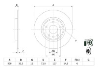 Brake Disc BD2658 Bosch