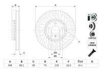 Brake Disc BD2682 Bosch