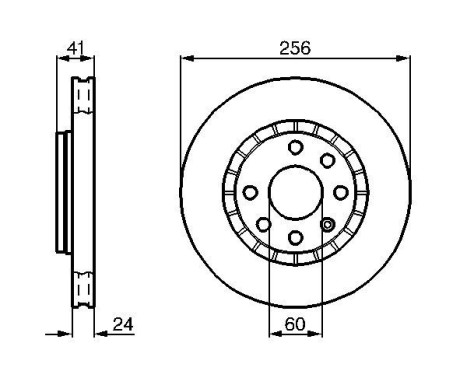 Brake Disc BD269 Bosch, Image 5