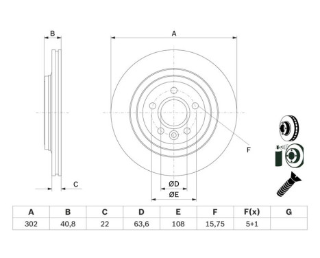 Brake Disc BD2731 Bosch