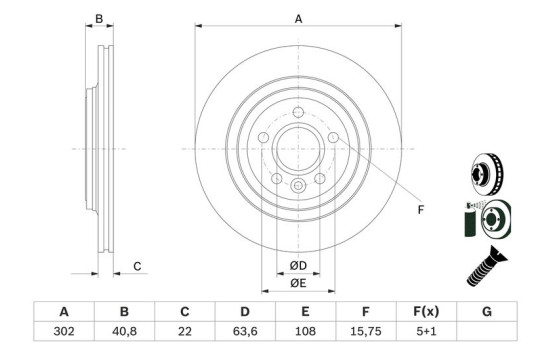 Brake Disc BD2731 Bosch