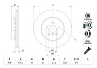 Brake Disc BD2802 Bosch