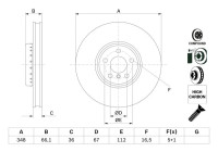 Brake Disc BD2803 Bosch