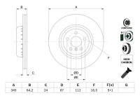 Brake Disc BD2806 Bosch