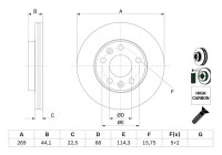 Brake Disc BD2810 Bosch