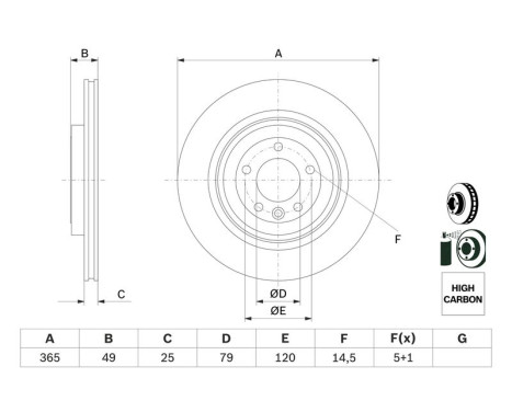 Brake Disc BD2813 Bosch