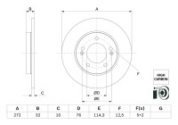 Brake Disc BD2874 Bosch