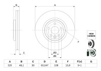 Brake Disc BD2876 Bosch