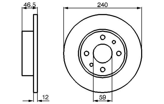 Brake Disc BD293 Bosch