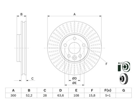 Brake disc BD2984 Bosch, Image 5