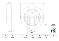 Brake disc BD3007 Bosch