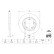 Brake disc BD3008 Bosch