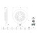 Brake disc BD3016 Bosch