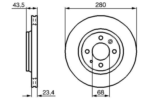 Brake Disc BD313 Bosch
