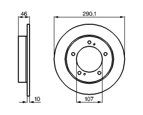 Brake Disc BD315 Bosch