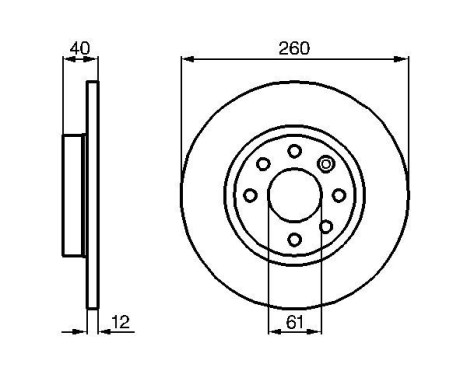 Brake Disc BD322 Bosch