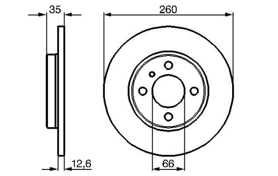 Brake Disc BD34 Bosch