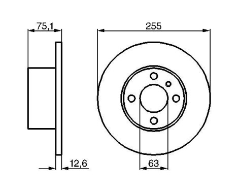 Brake Disc BD35 Bosch