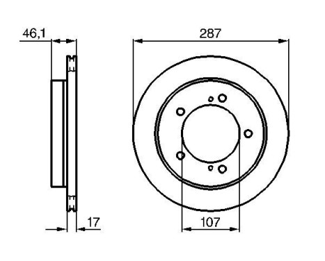 Brake Disc BD353 Bosch, Image 5