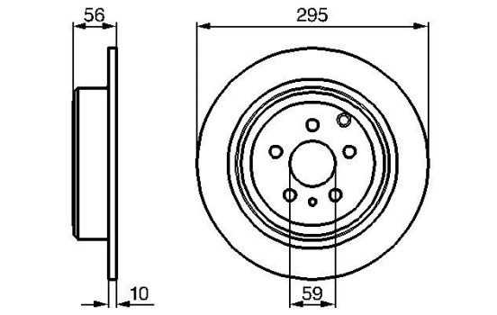 Brake Disc BD366 Bosch