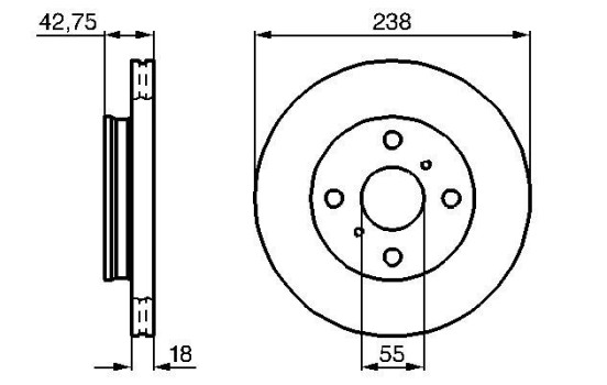 Brake Disc BD369 Bosch