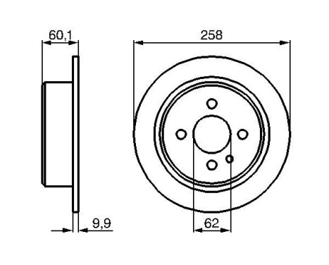 Brake Disc BD37 Bosch, Image 5