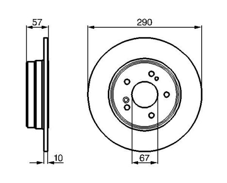 Brake Disc BD377 Bosch