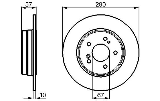 Brake Disc BD377 Bosch