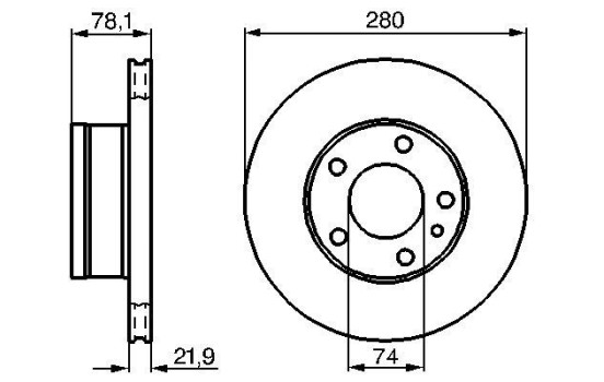 Brake Disc BD42 Bosch