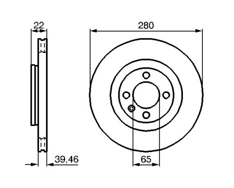Brake Disc BD433 Bosch, Image 5