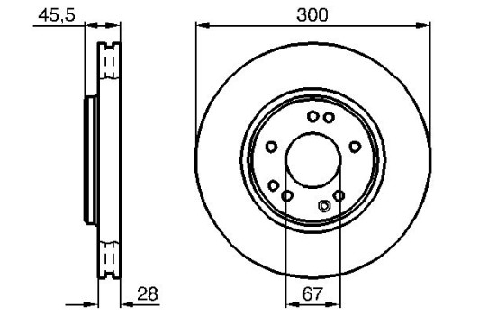 Brake Disc BD449 Bosch