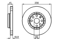 Brake Disc BD458 Bosch