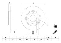 Brake Disc BD46 Bosch