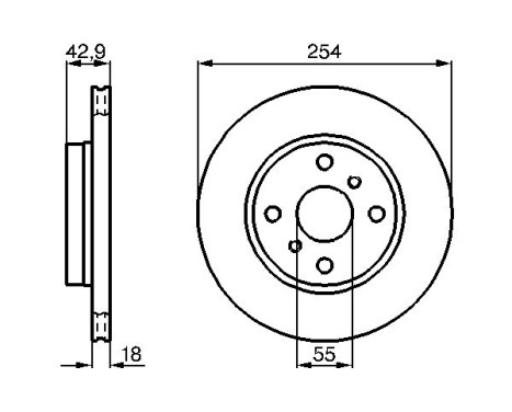 Brake Disc BD506 Bosch