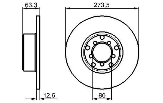 Brake Disc BD53 Bosch
