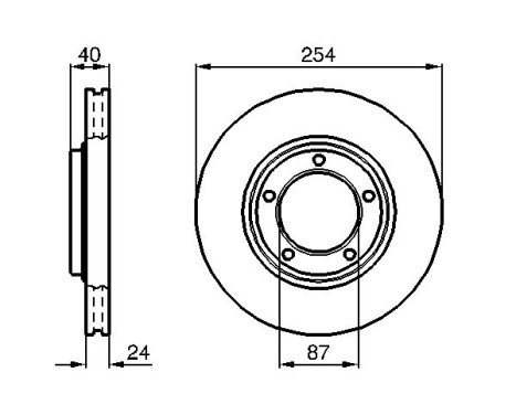 Brake Disc BD579 Bosch