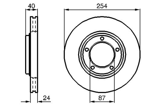 Brake Disc BD579 Bosch