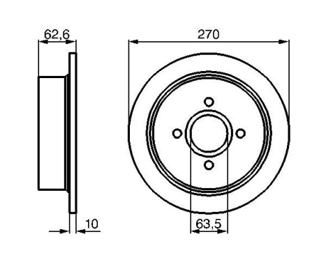Brake Disc BD588 Bosch