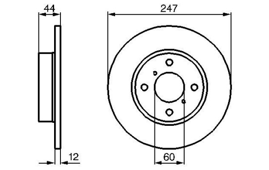 Brake Disc BD642 Bosch, Image 5