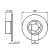 Brake Disc BD69 Bosch, Thumbnail 3