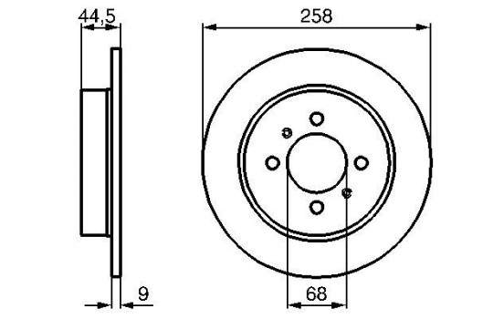 Brake Disc BD736 Bosch